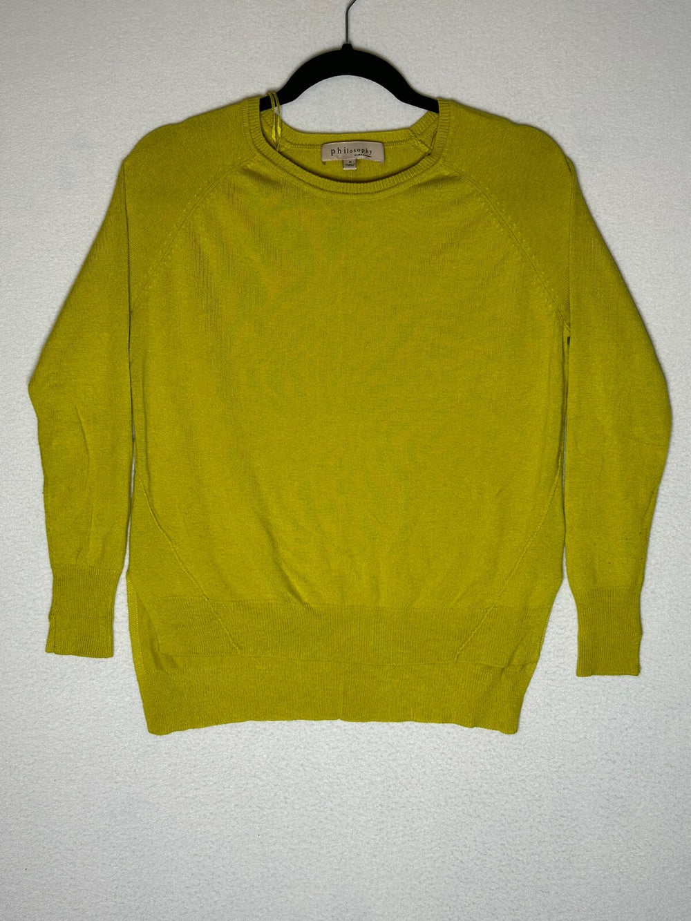Philosophy Mustard Yellow Pullover Sweater Women's Small