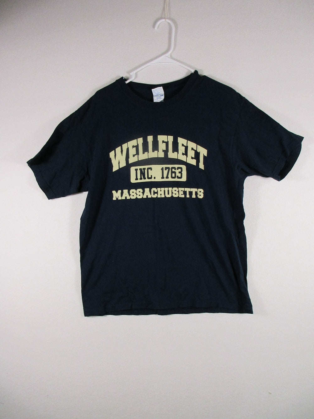 Yazbek Mens Heavyweight T-Shirt Regular Crew Neck Short Sleeve Size L Black