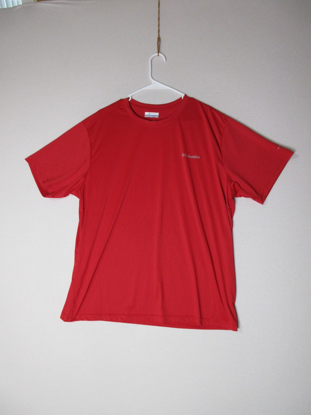 Columbia Sportswear Mens Regular Fit Crew Neck T-Shirt Short Sleeve Size XL Red