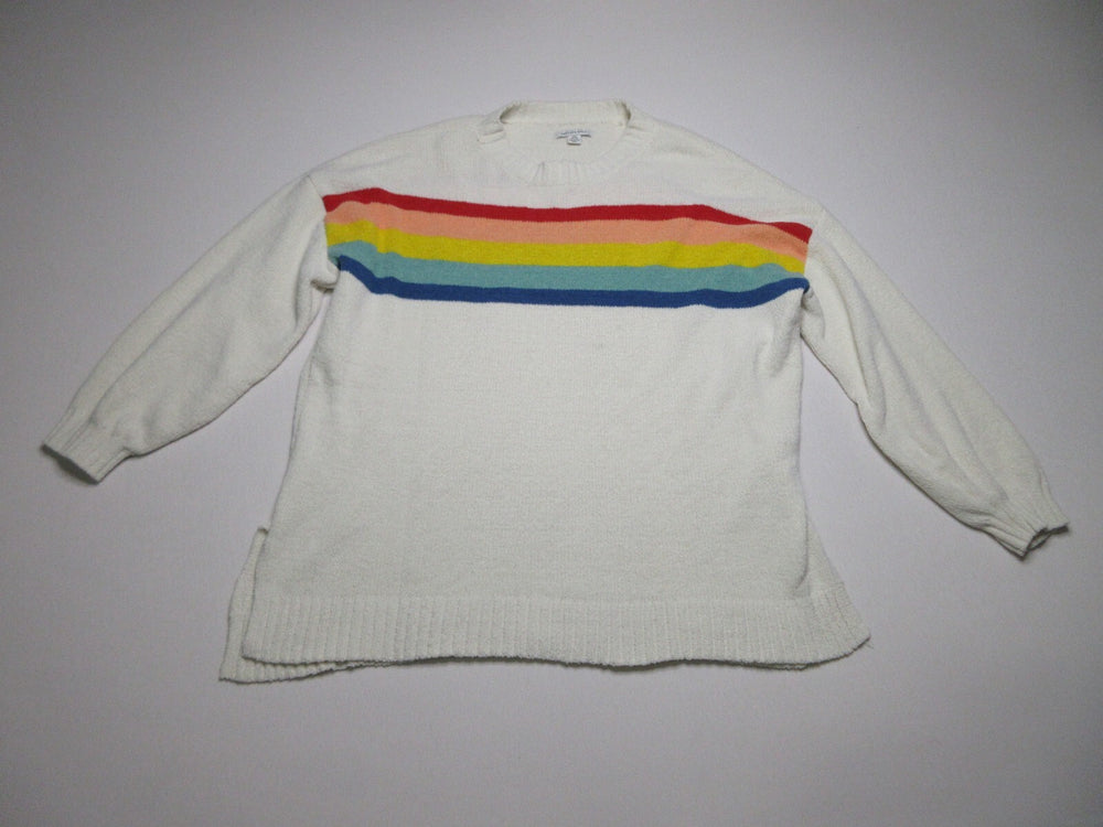 American Eagle Outfitter Womens Striped Crew Neck Sweater Long Sleeve Size XS/S