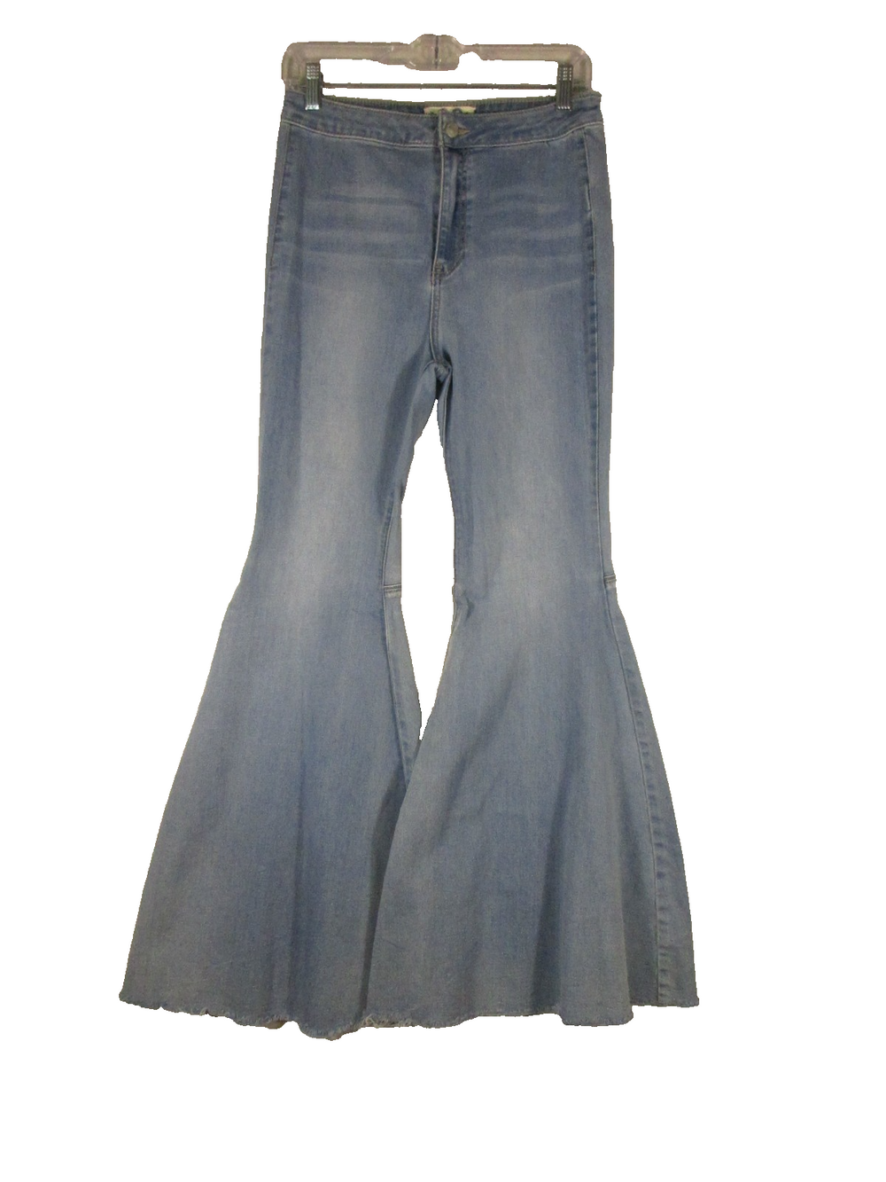 We The Free Womens Twenty Eight Flare Jeans Button Fly Pockets Size 28 Blue