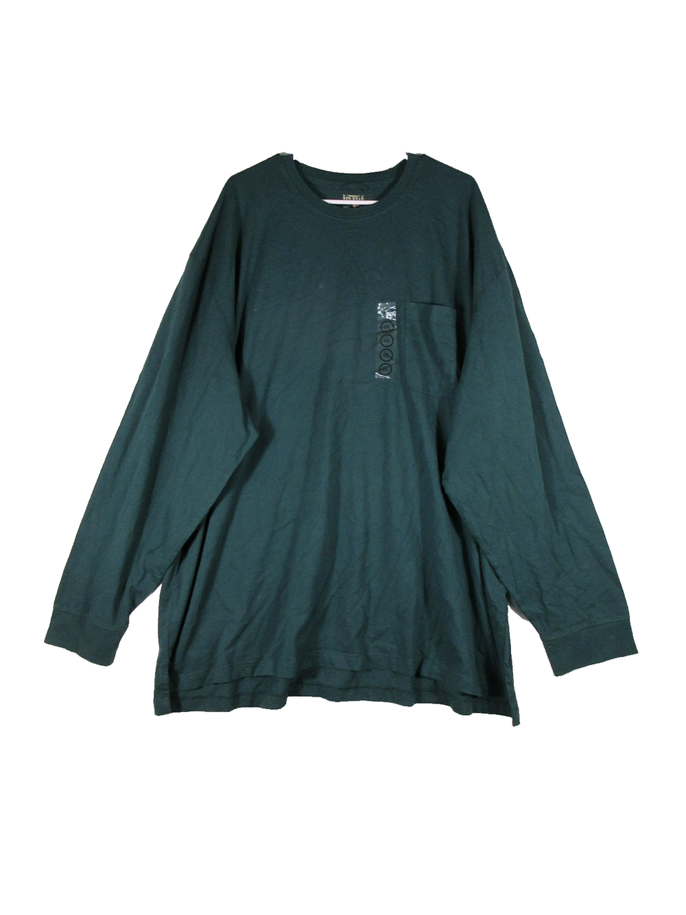 Red Head Brand CO. Mens Pullover Long Sleeve Shirt Pocket Size 4XL Green