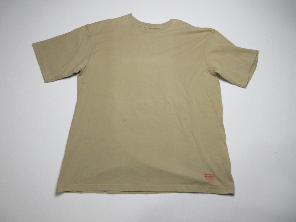 Guess Jeans Regular Fit Crew Neck Mens T-Shirt Short Sleeve Size XXL Brown